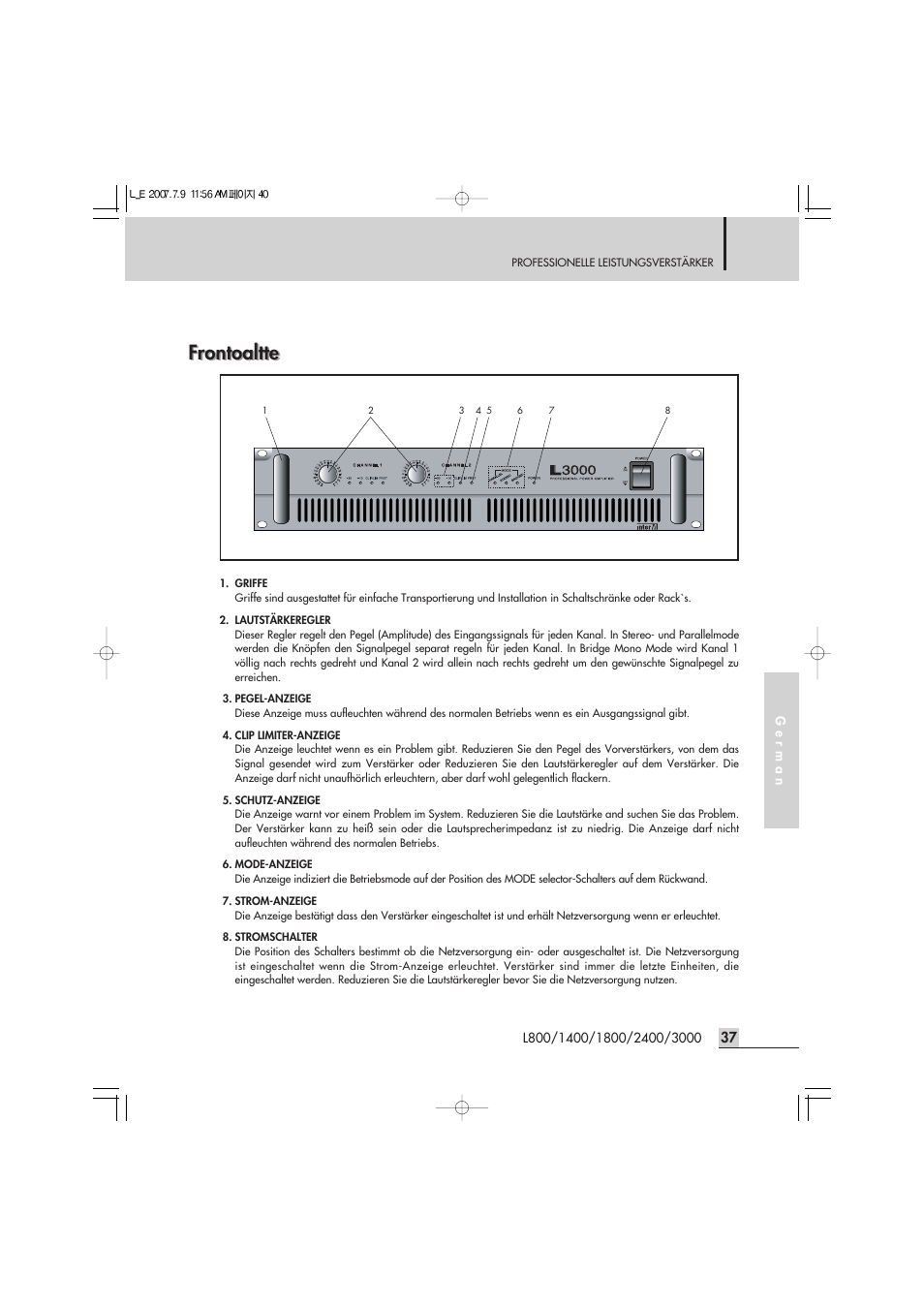 Frontoaltte | Inter-M L-2400 User Manual | Page 39 / 67