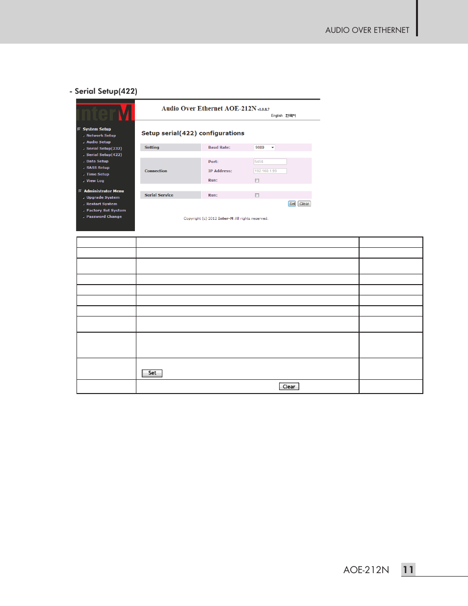 Aoe-212n | Inter-M AOE-212N User Manual | Page 13 / 32