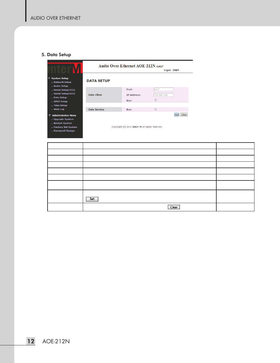 Aoe-212n | Inter-M AOE-212N User Manual | Page 14 / 32