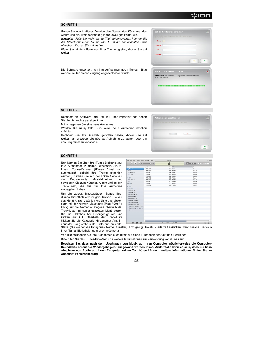 ION Audio Tape Express + User Manual | Page 25 / 44