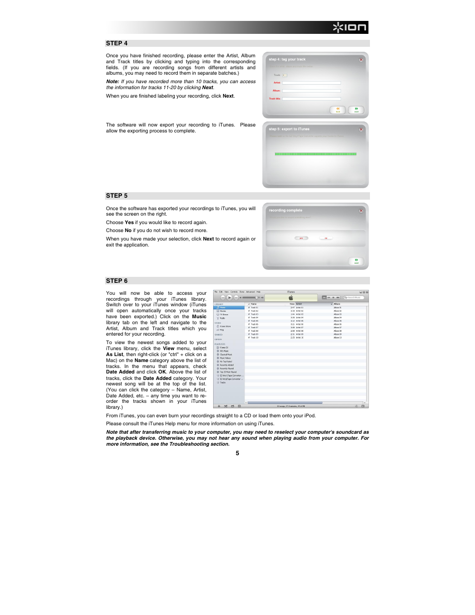 ION Audio Tape Express + User Manual | Page 5 / 44