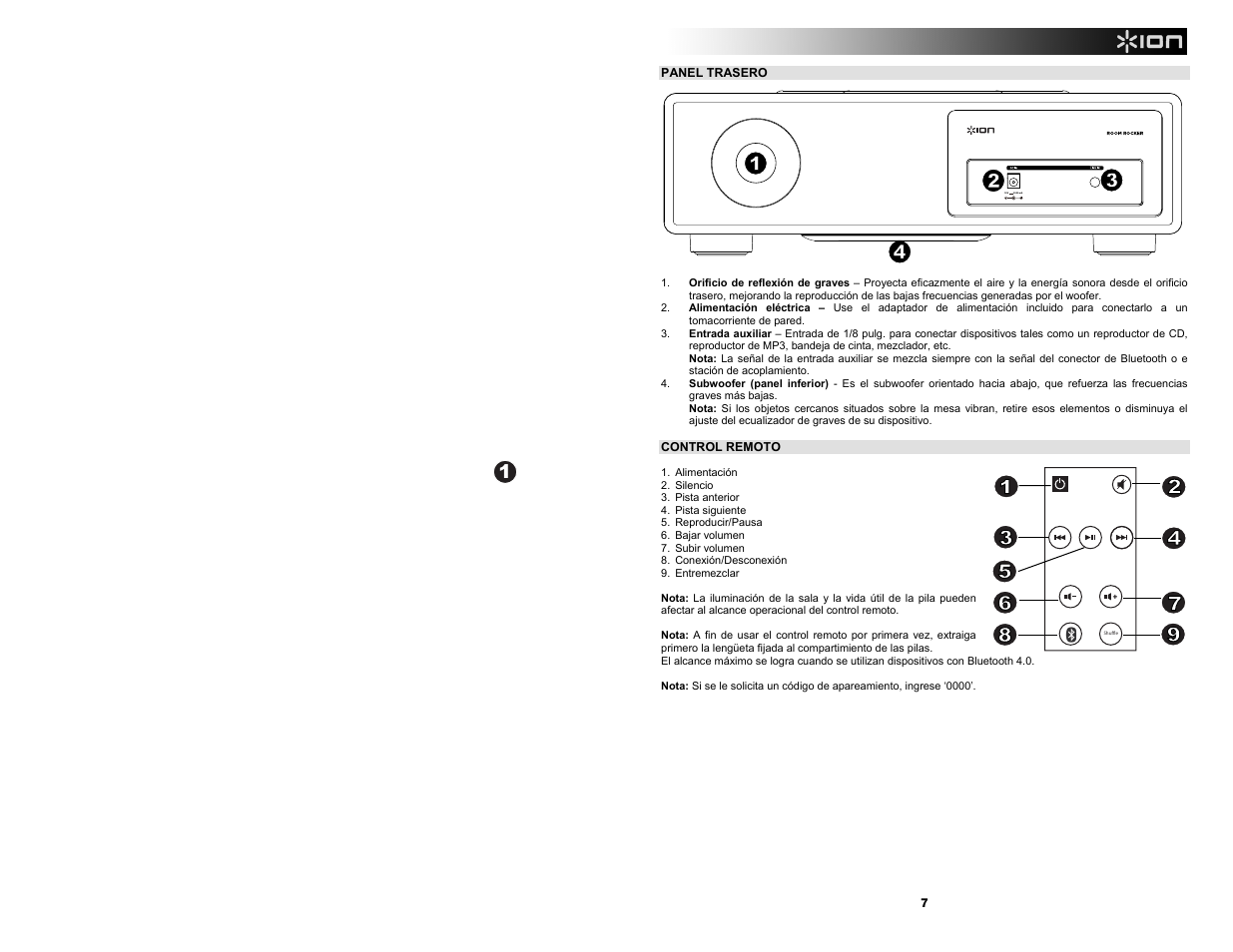 ION Audio Room Rocker User Manual | Page 7 / 28