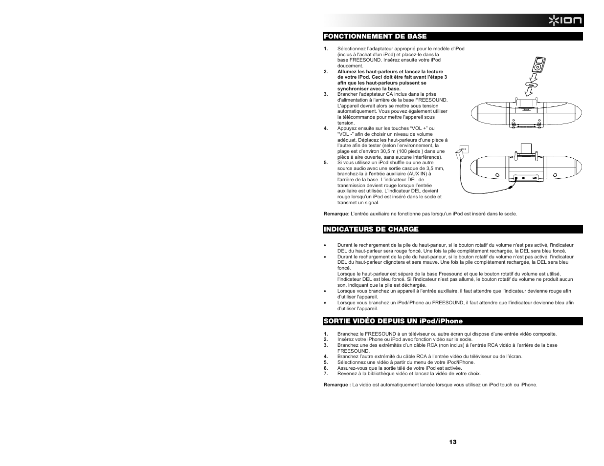ION Audio Free Sound User Manual | Page 13 / 28