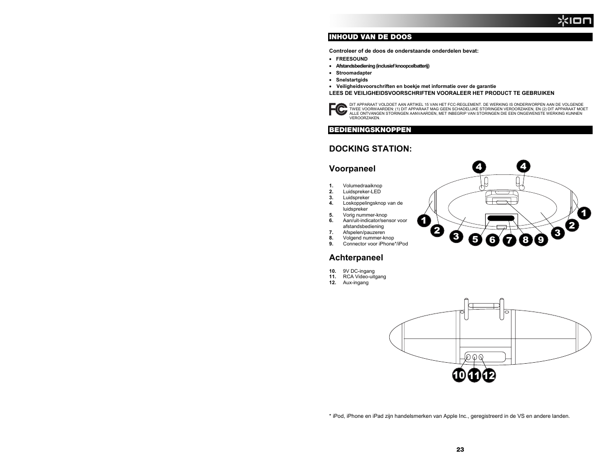 ION Audio Free Sound User Manual | Page 23 / 28