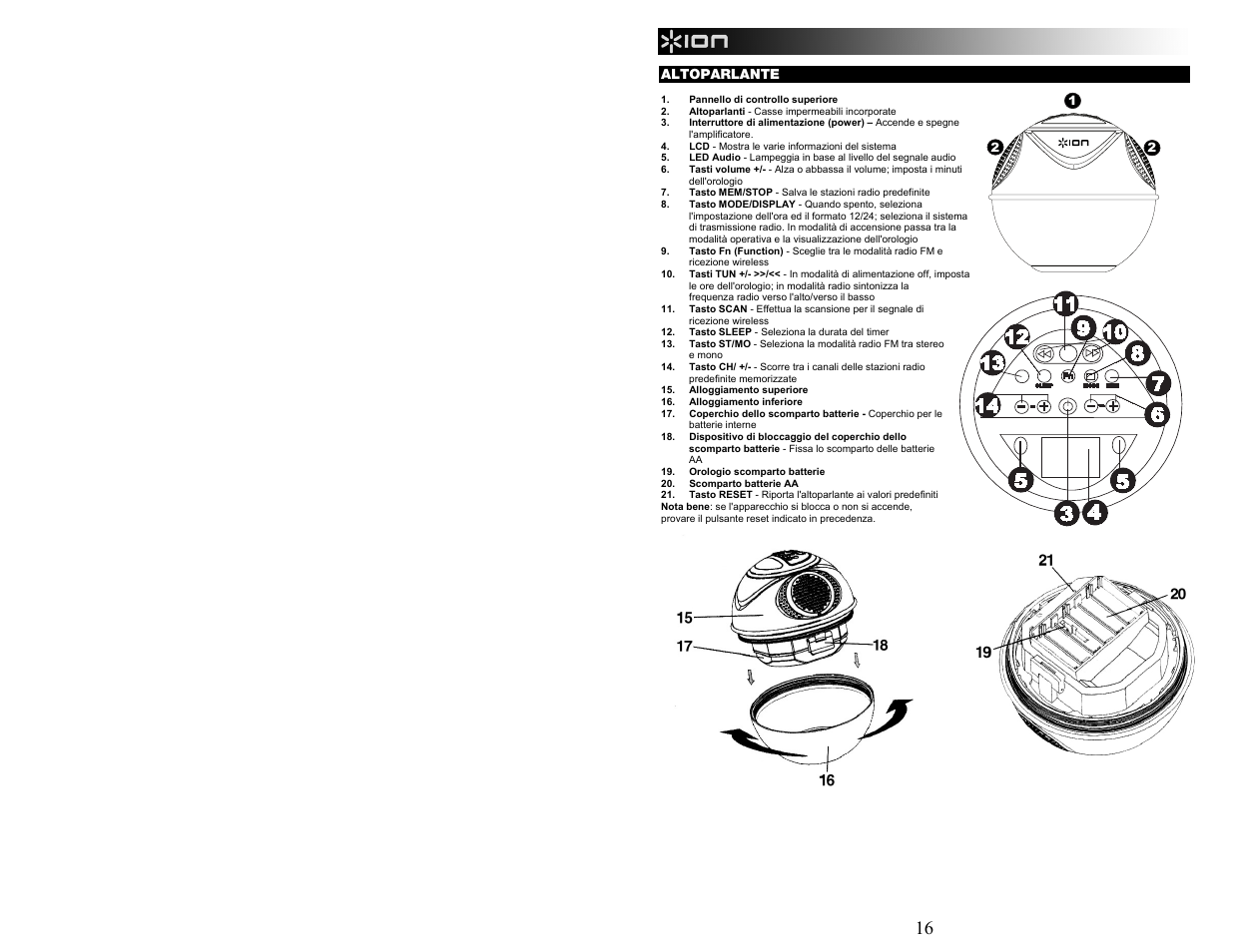 ION Audio WATER ROCKER User Manual | Page 16 / 28