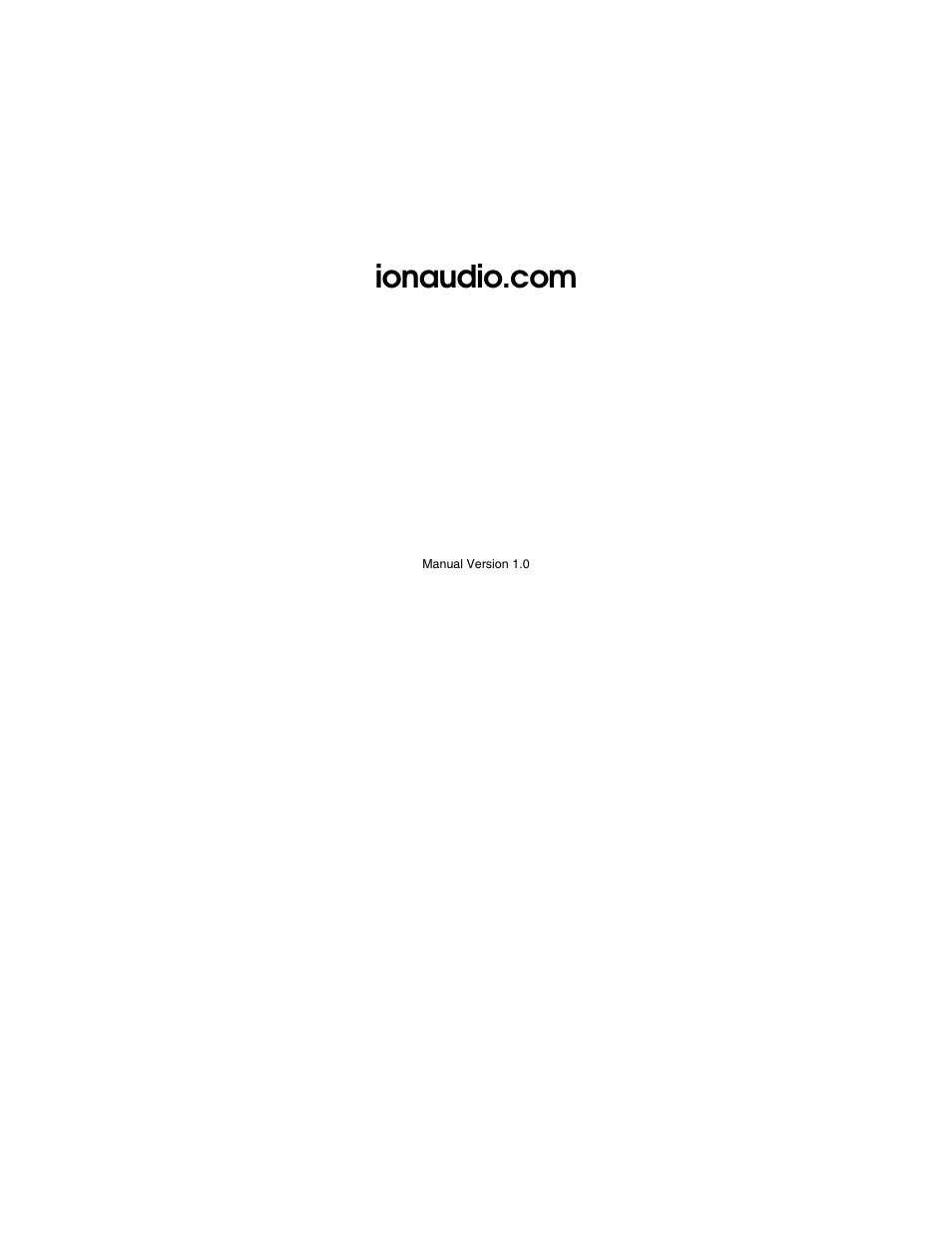 ION Audio Scratch 2 Go User Manual | Page 8 / 8