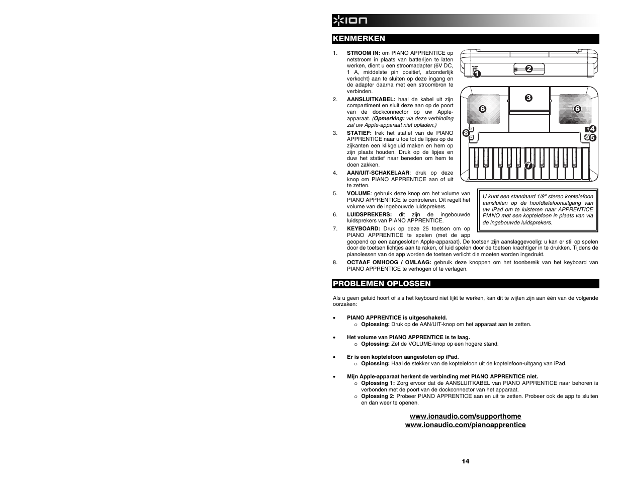 ION Audio Piano Apprentice User Manual | Page 14 / 16