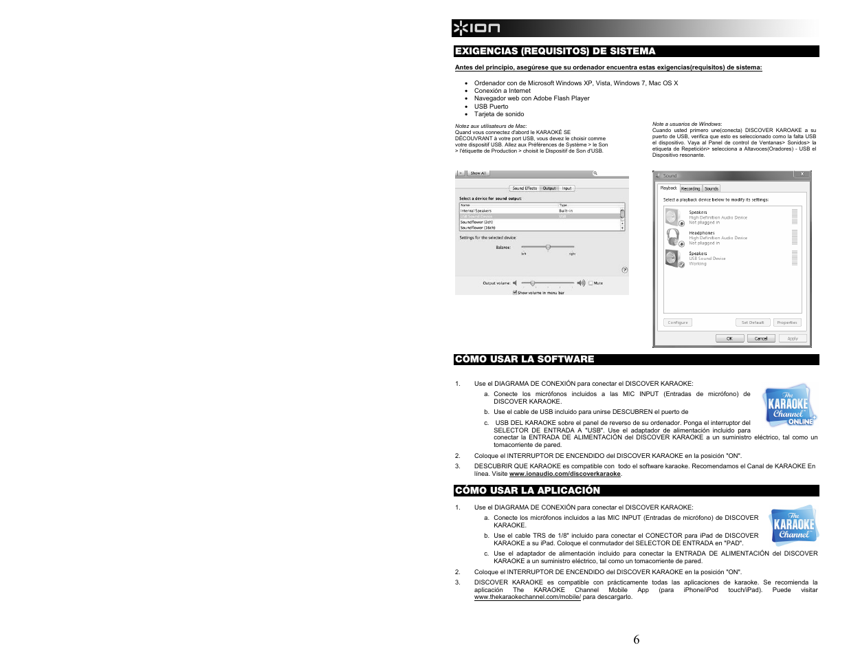 ION Audio Discover Karaoke User Manual | Page 6 / 20