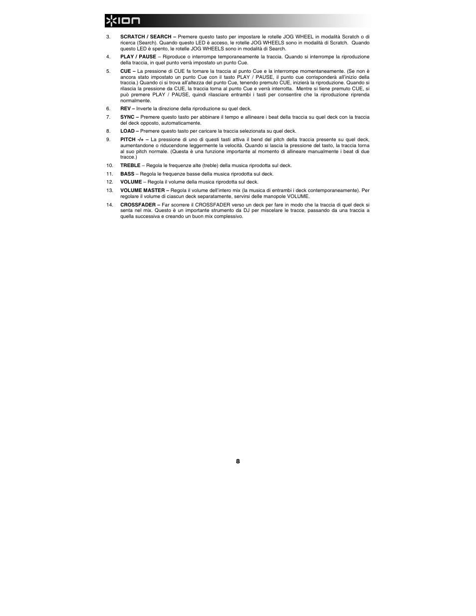 ION Audio Discover DJ User Manual | Page 10 / 16