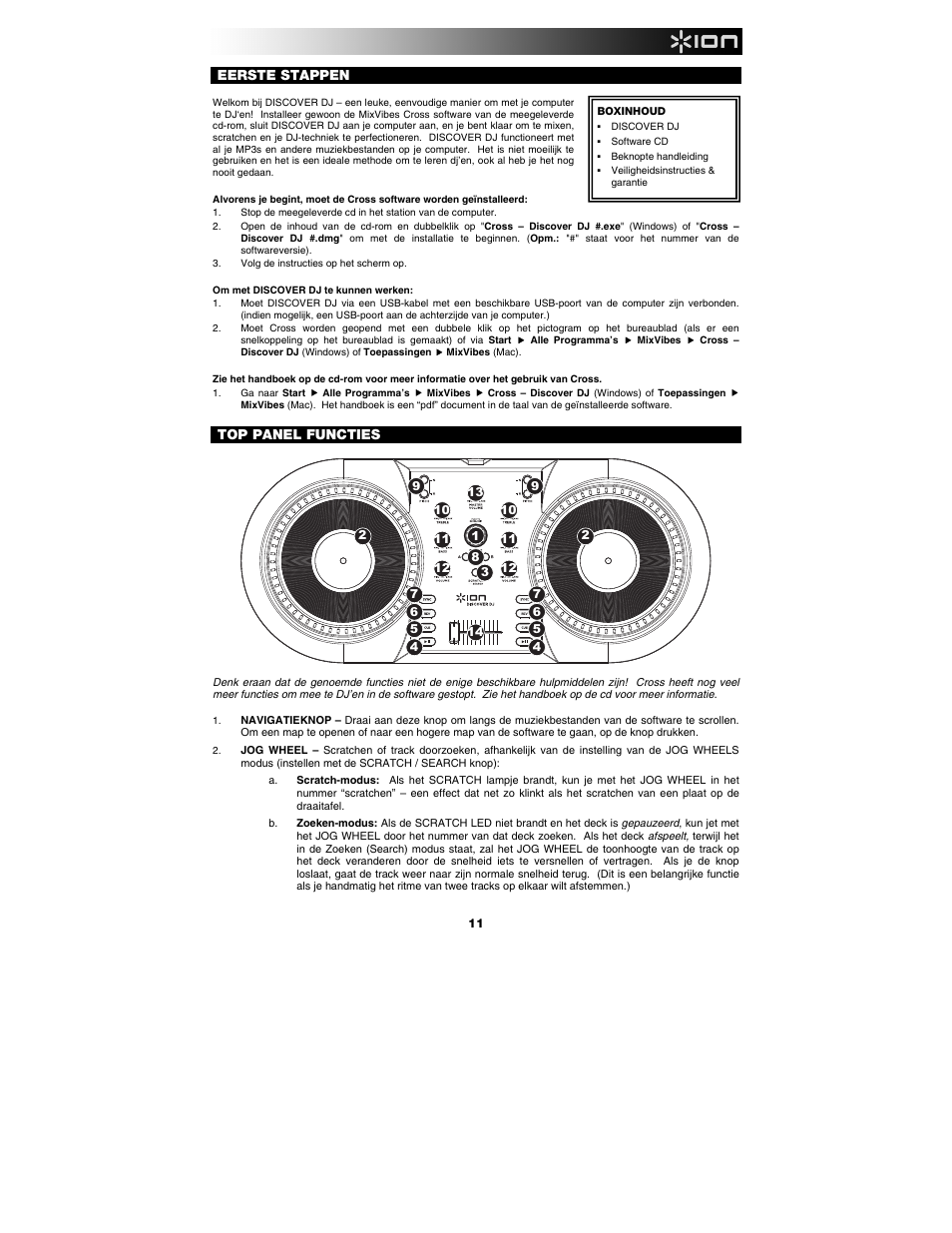 ION Audio Discover DJ User Manual | Page 13 / 16