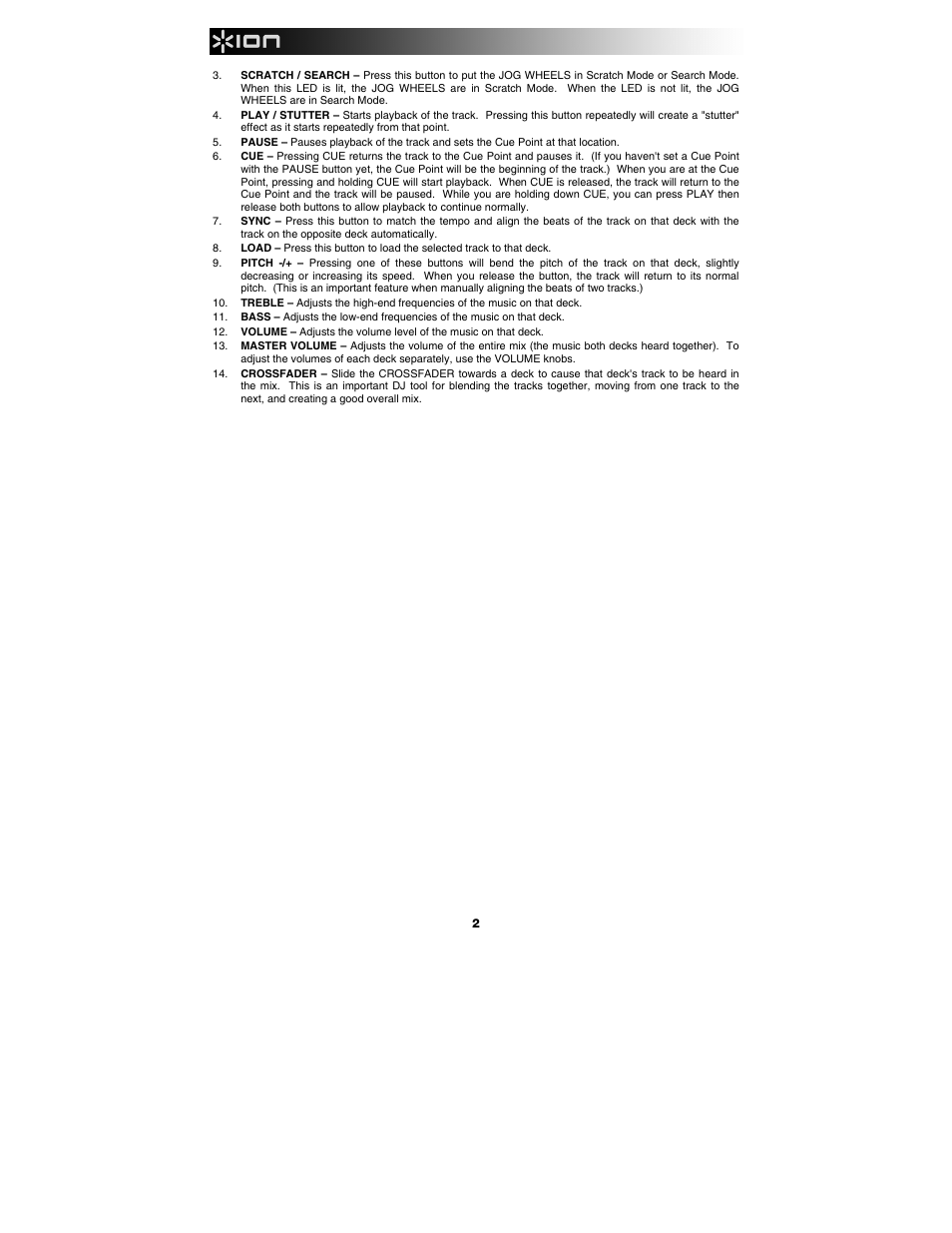 ION Audio Discover DJ User Manual | Page 4 / 16