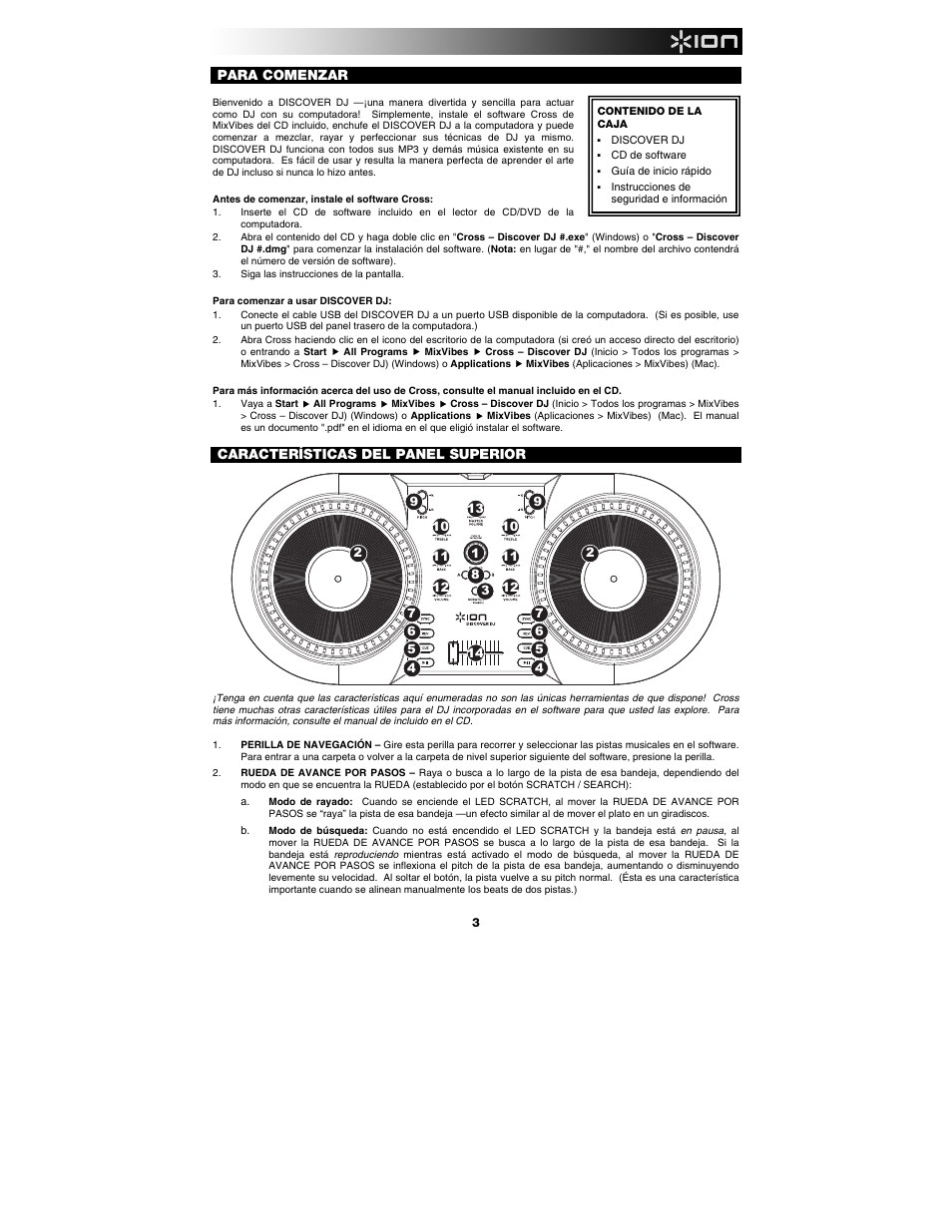 ION Audio Discover DJ User Manual | Page 5 / 16