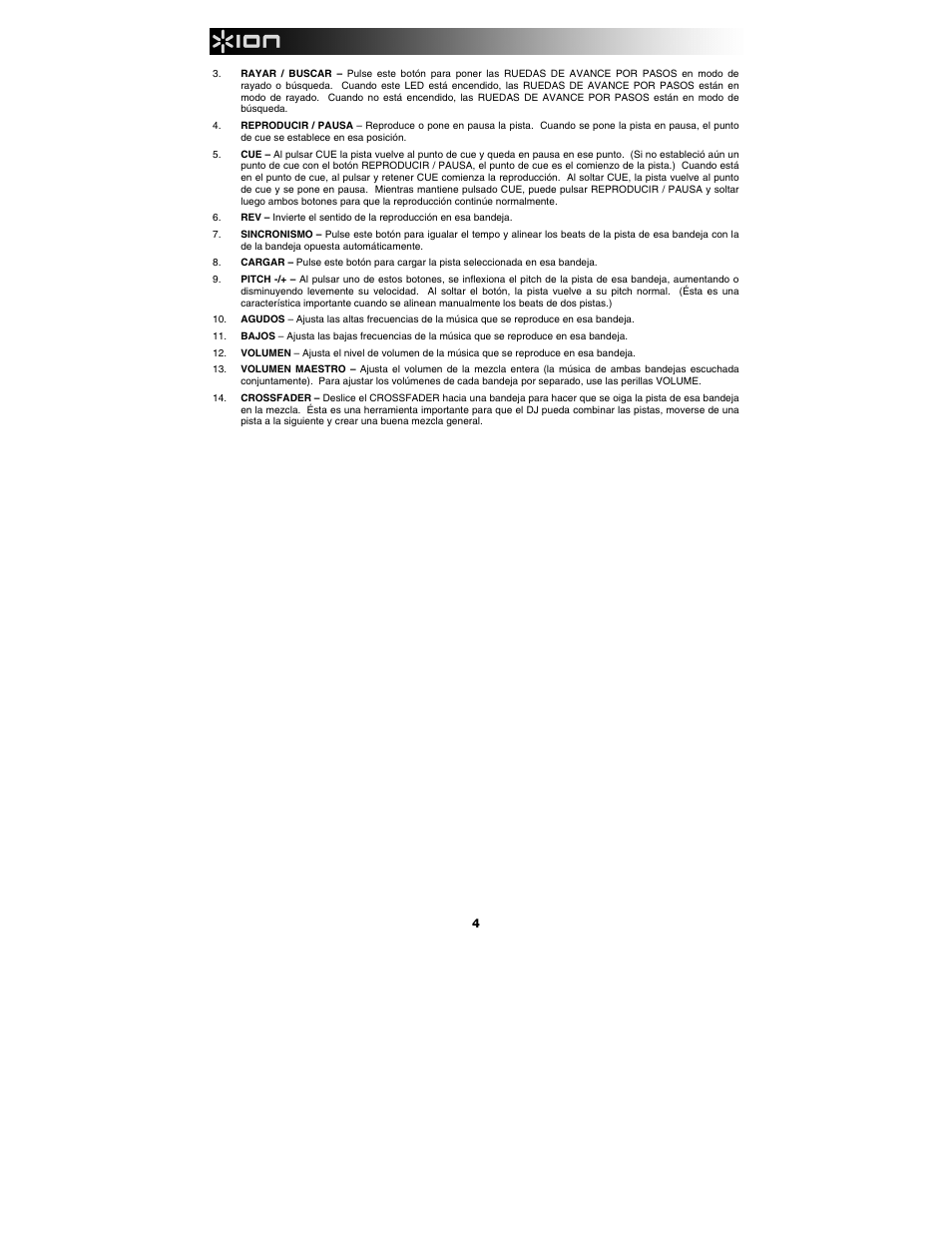 ION Audio Discover DJ User Manual | Page 6 / 16