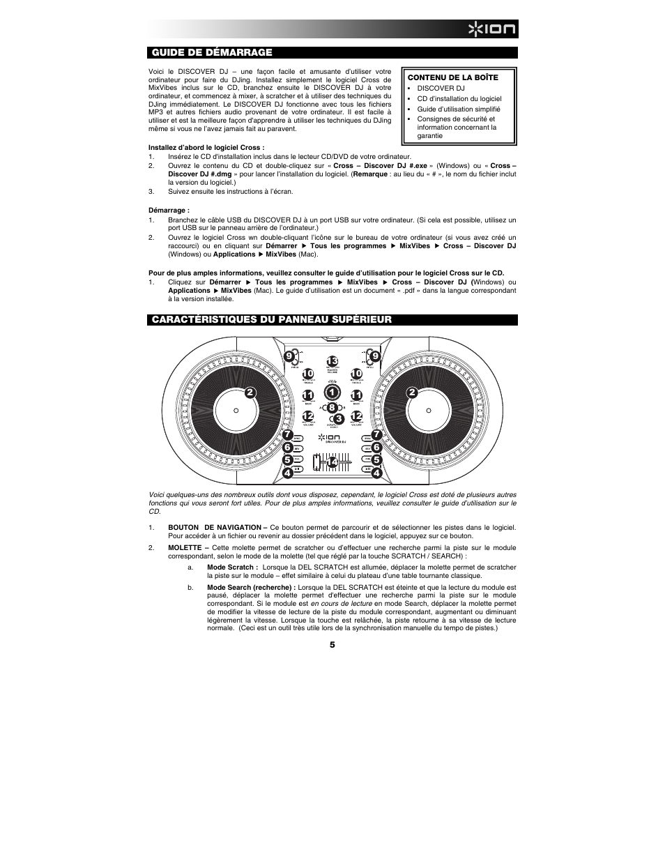 ION Audio Discover DJ User Manual | Page 7 / 16