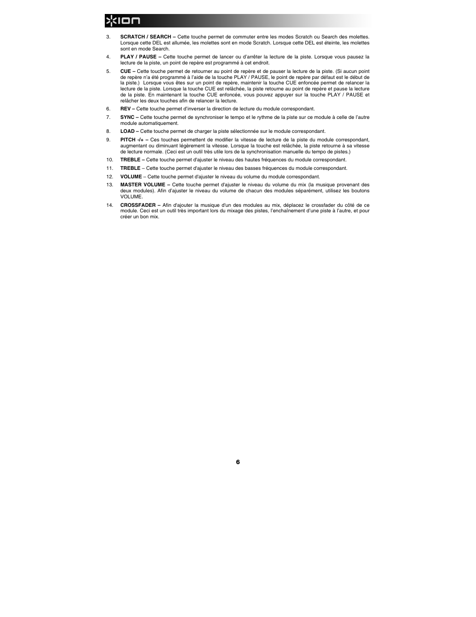 ION Audio Discover DJ User Manual | Page 8 / 16