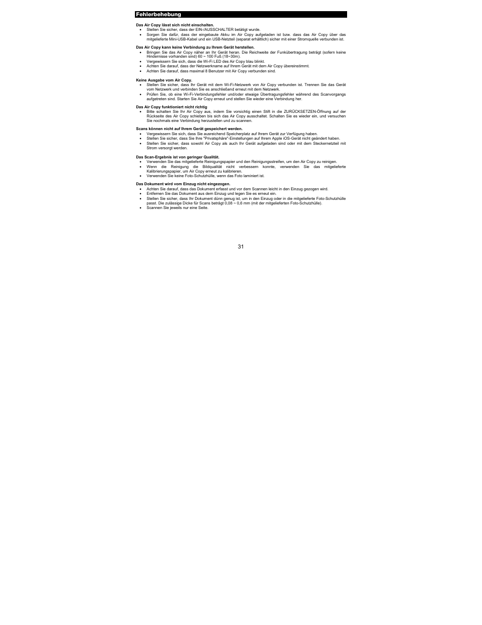 ION Audio Air Copy User Manual | Page 31 / 40