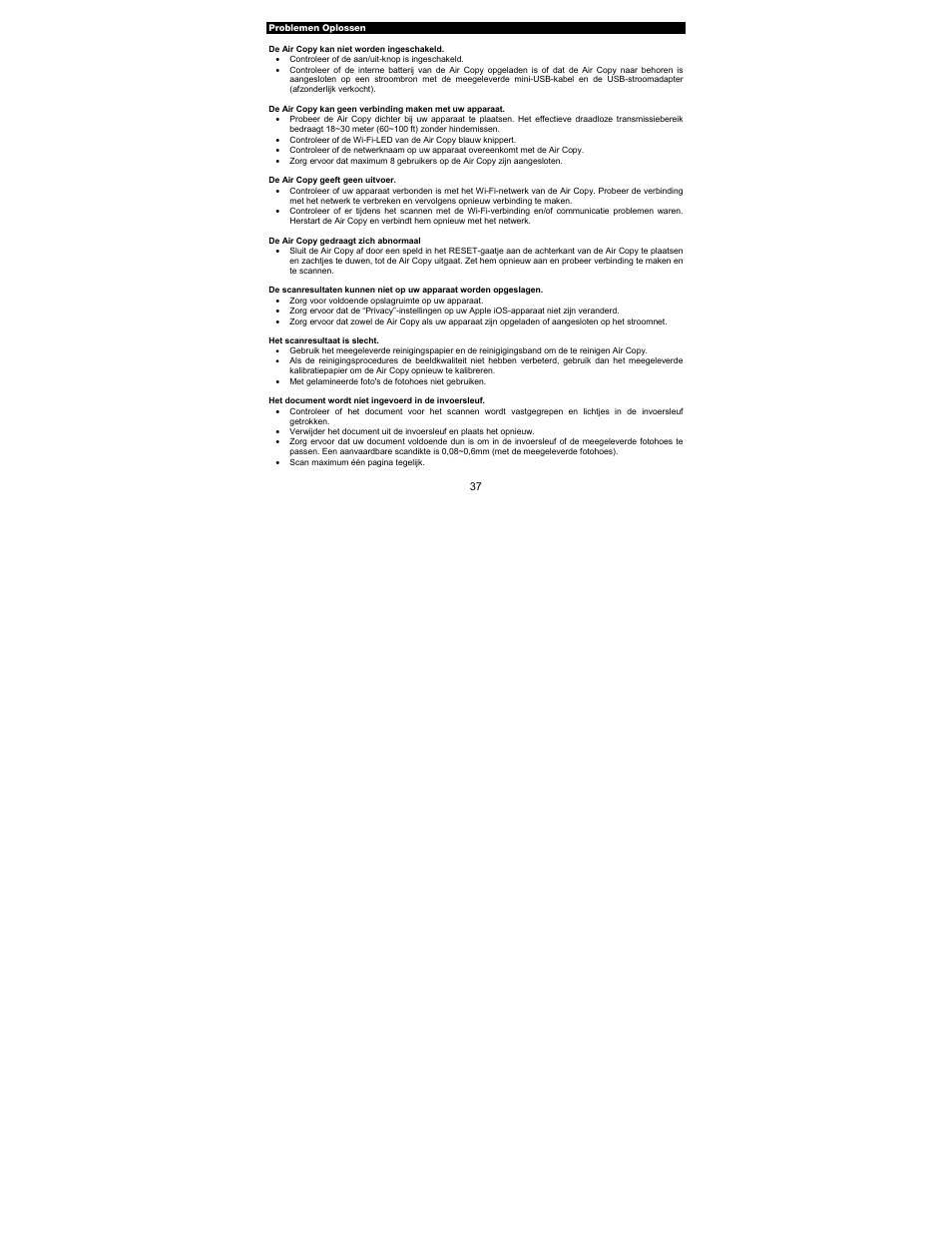 ION Audio Air Copy User Manual | Page 37 / 40