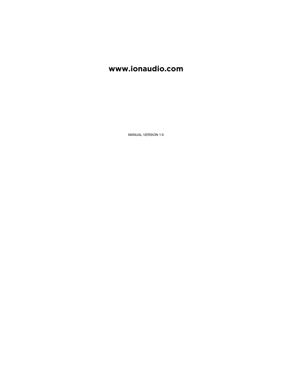 ION Audio Air Copy User Manual | Page 40 / 40