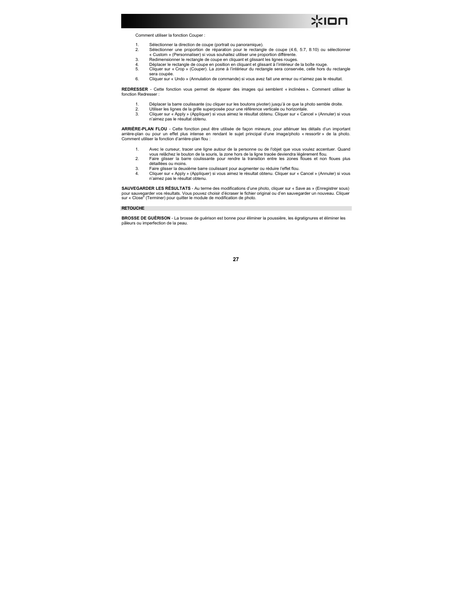 ION Audio Film 2 SD Plus User Manual | Page 27 / 60