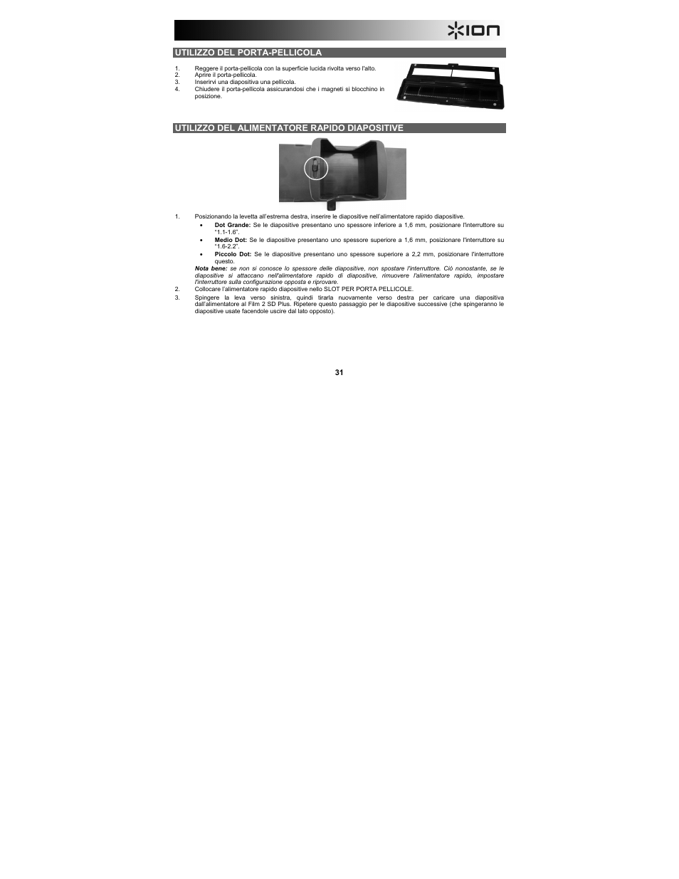 ION Audio Film 2 SD Plus User Manual | Page 31 / 60