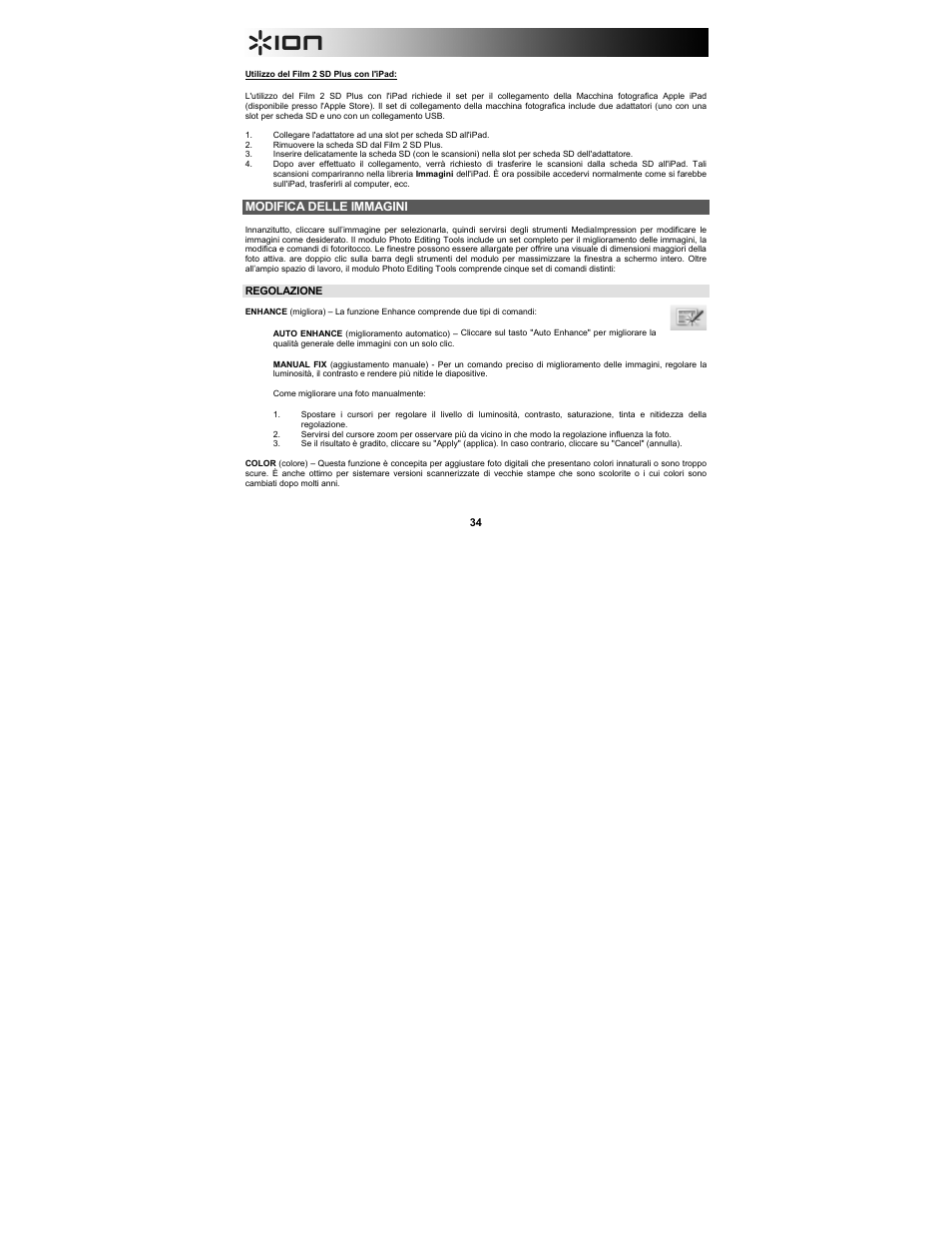 ION Audio Film 2 SD Plus User Manual | Page 34 / 60