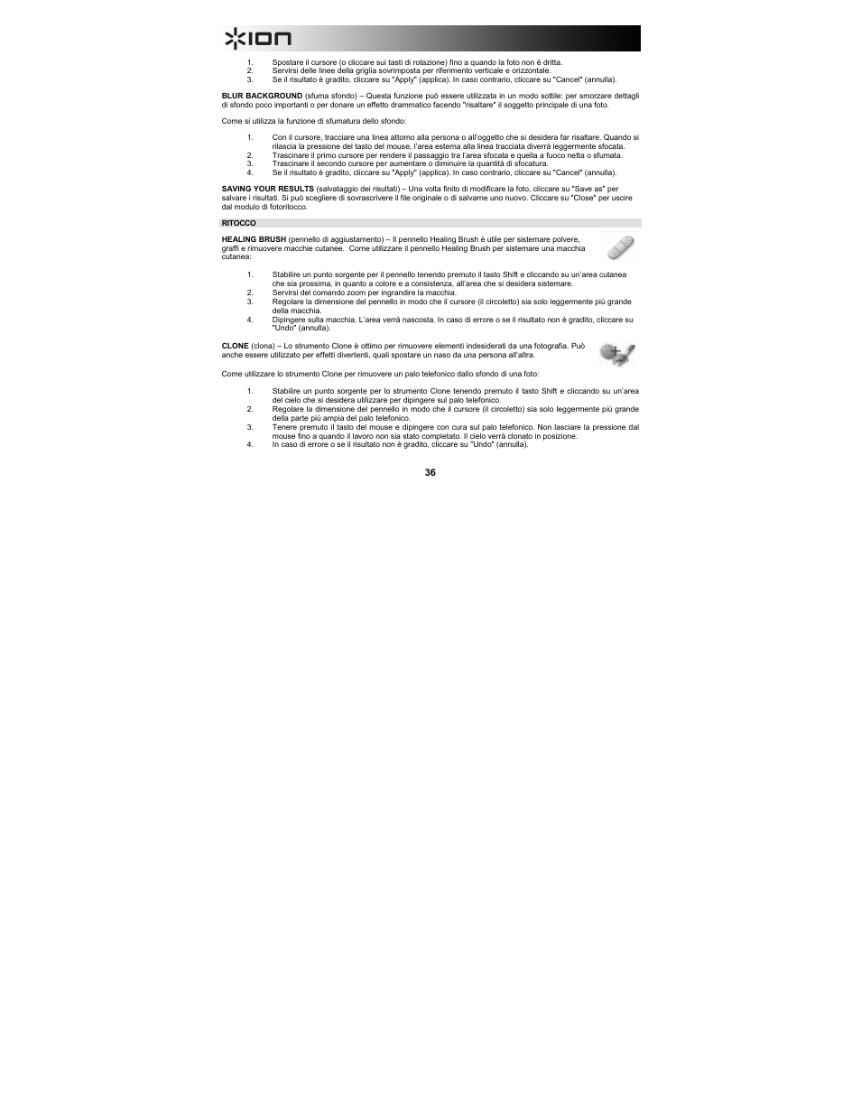 ION Audio Film 2 SD Plus User Manual | Page 36 / 60