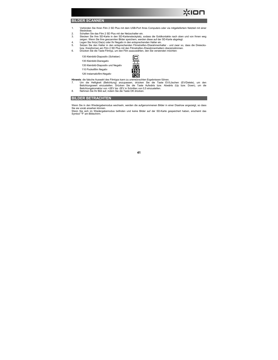 ION Audio Film 2 SD Plus User Manual | Page 41 / 60