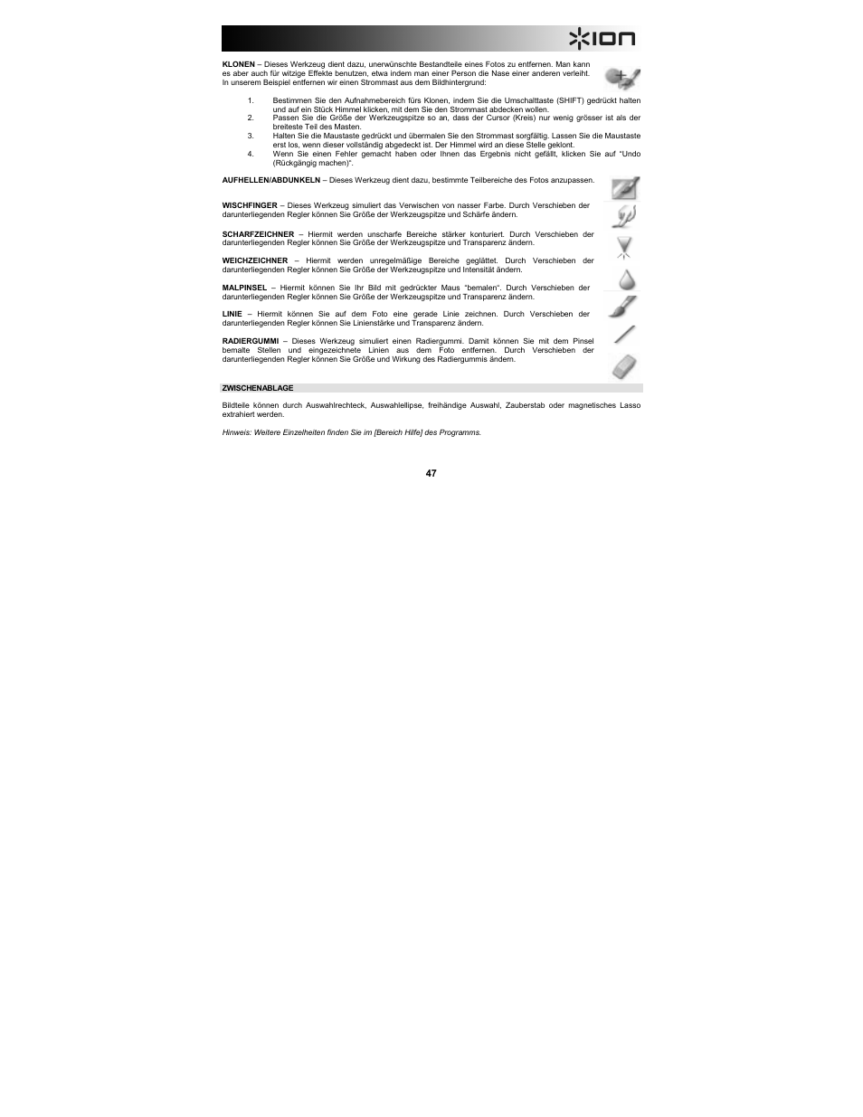ION Audio Film 2 SD Plus User Manual | Page 47 / 60