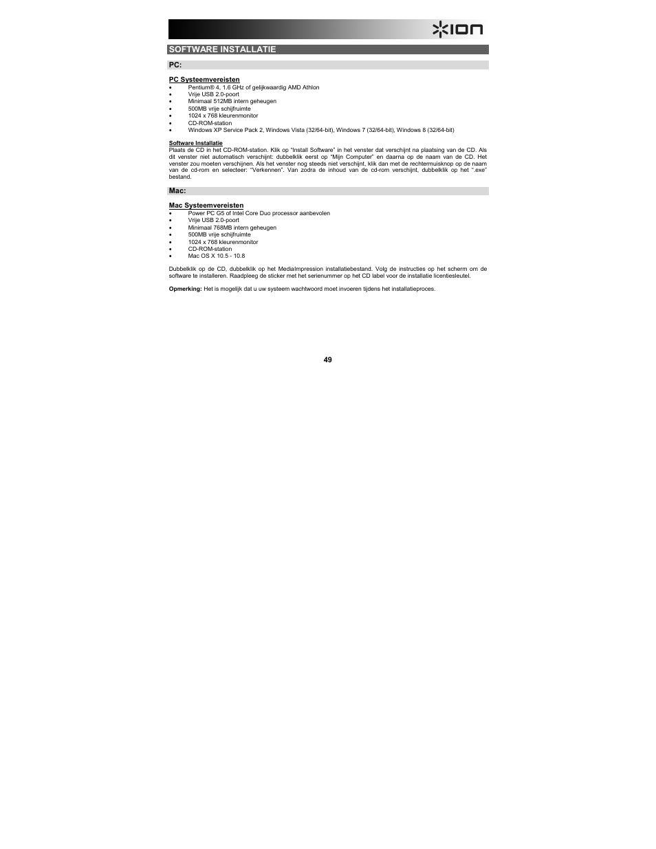 ION Audio Film 2 SD Plus User Manual | Page 49 / 60