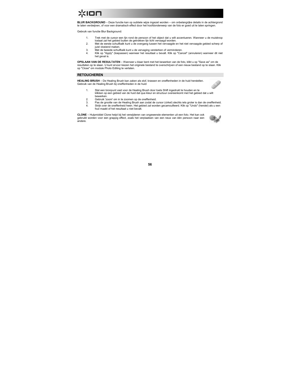 ION Audio Film 2 SD Plus User Manual | Page 56 / 60