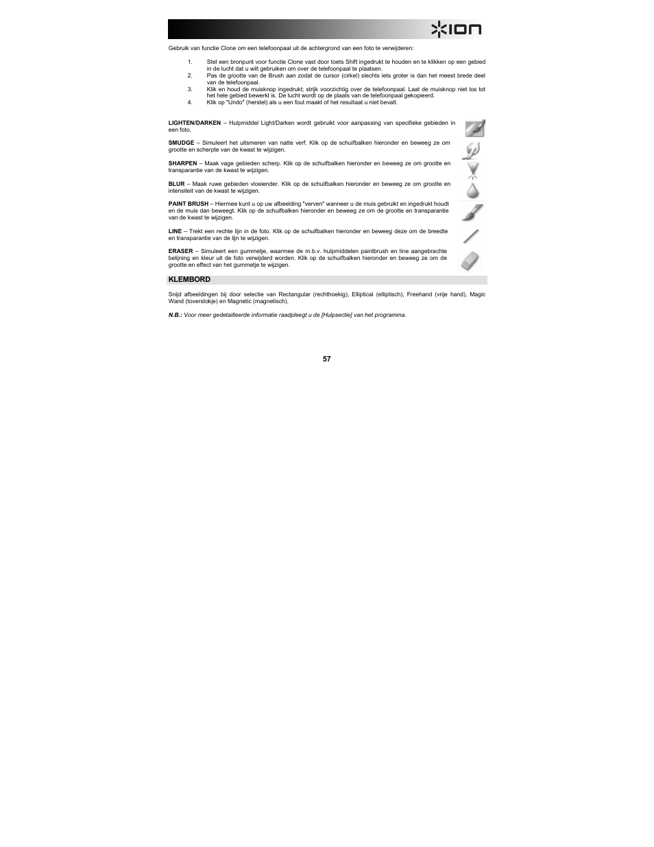 ION Audio Film 2 SD Plus User Manual | Page 57 / 60