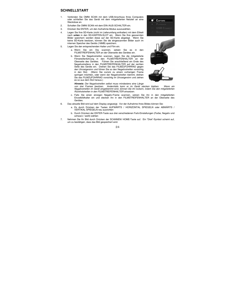 Schnellstart | ION Audio Omni Scan User Manual | Page 24 / 36