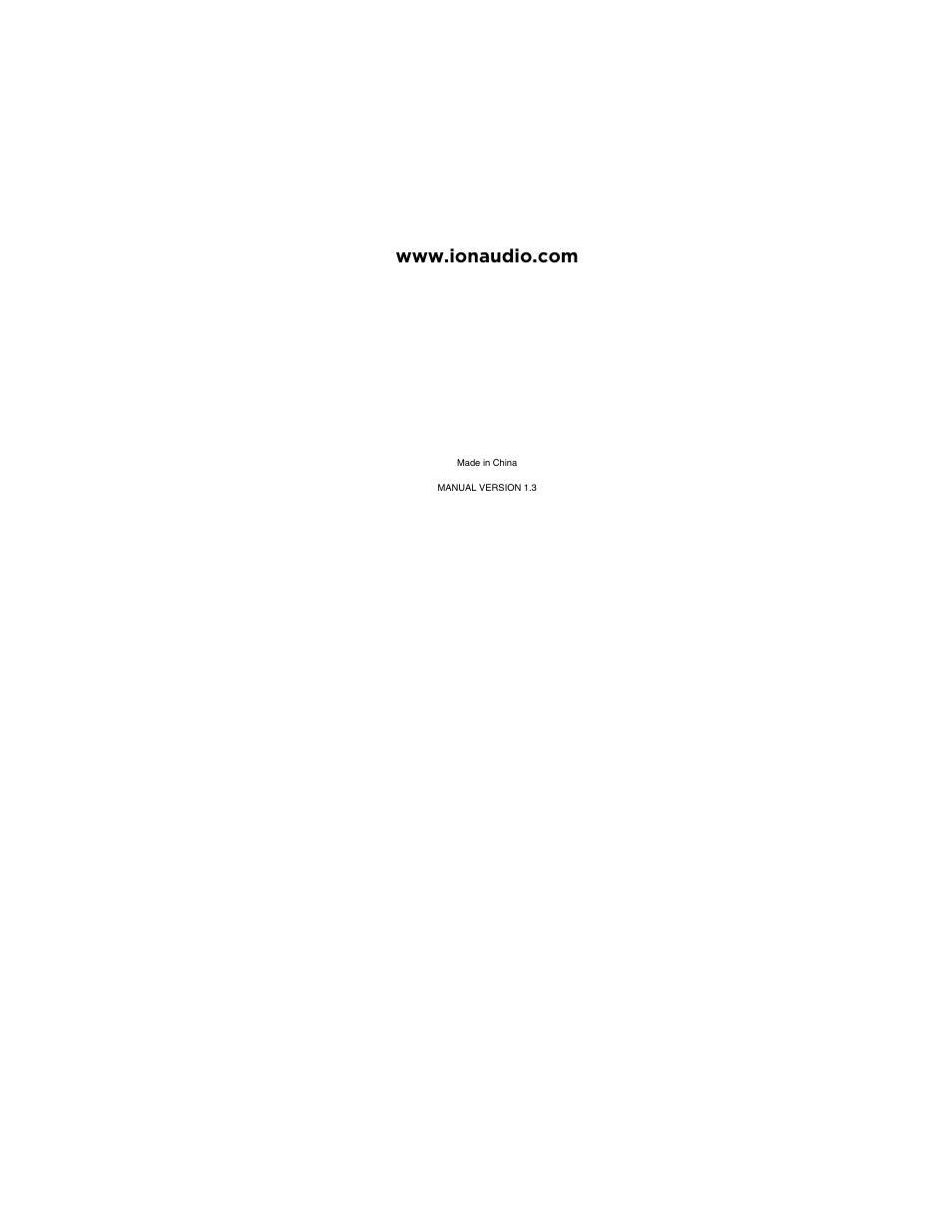 ION Audio Omni Scan User Manual | Page 36 / 36