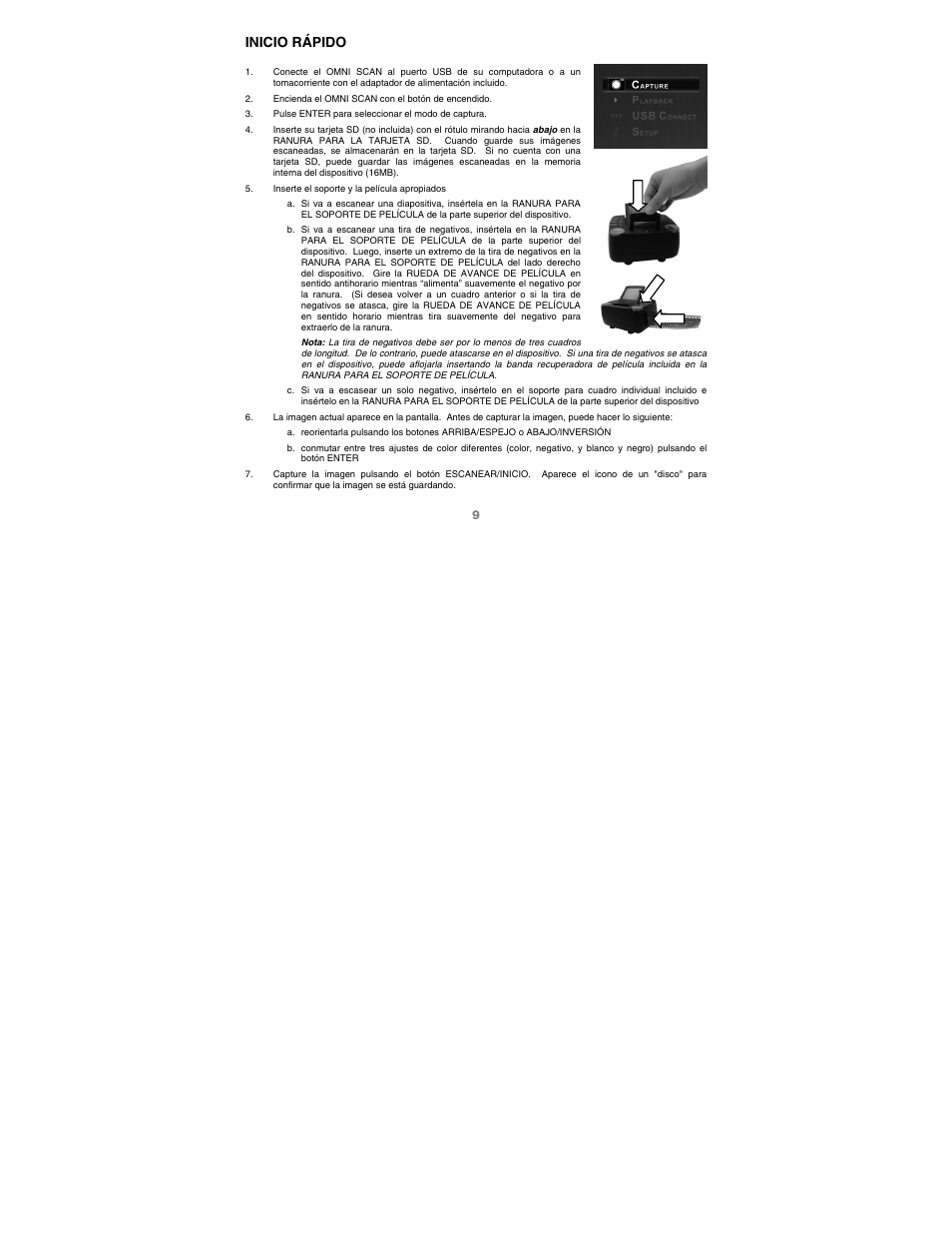 ION Audio Omni Scan User Manual | Page 9 / 36