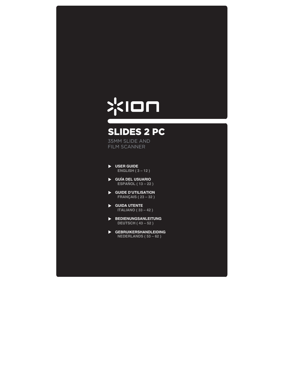 ION Audio Slides 2 PC User Manual | 64 pages