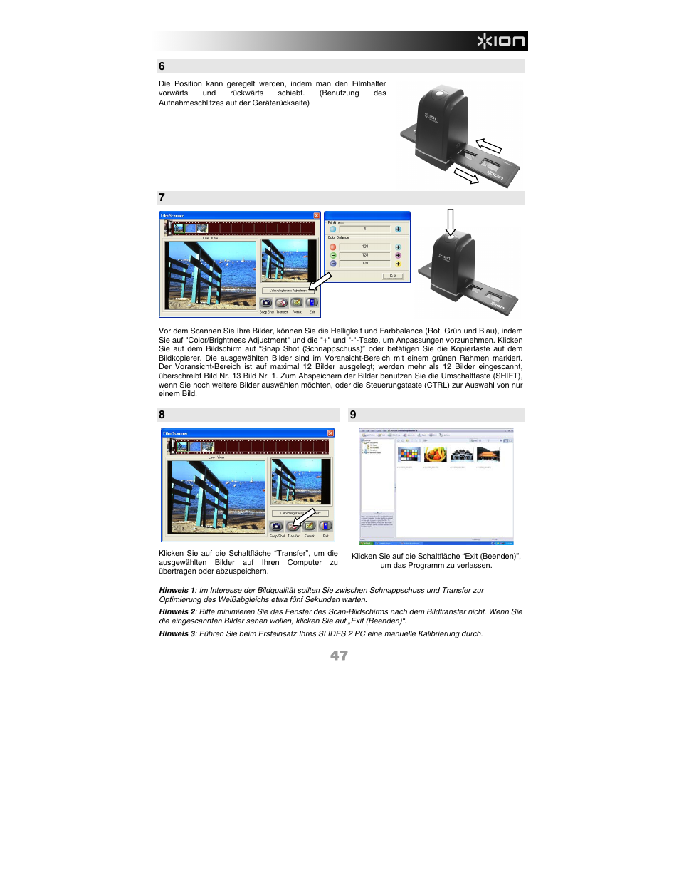 ION Audio Slides 2 PC User Manual | Page 47 / 64