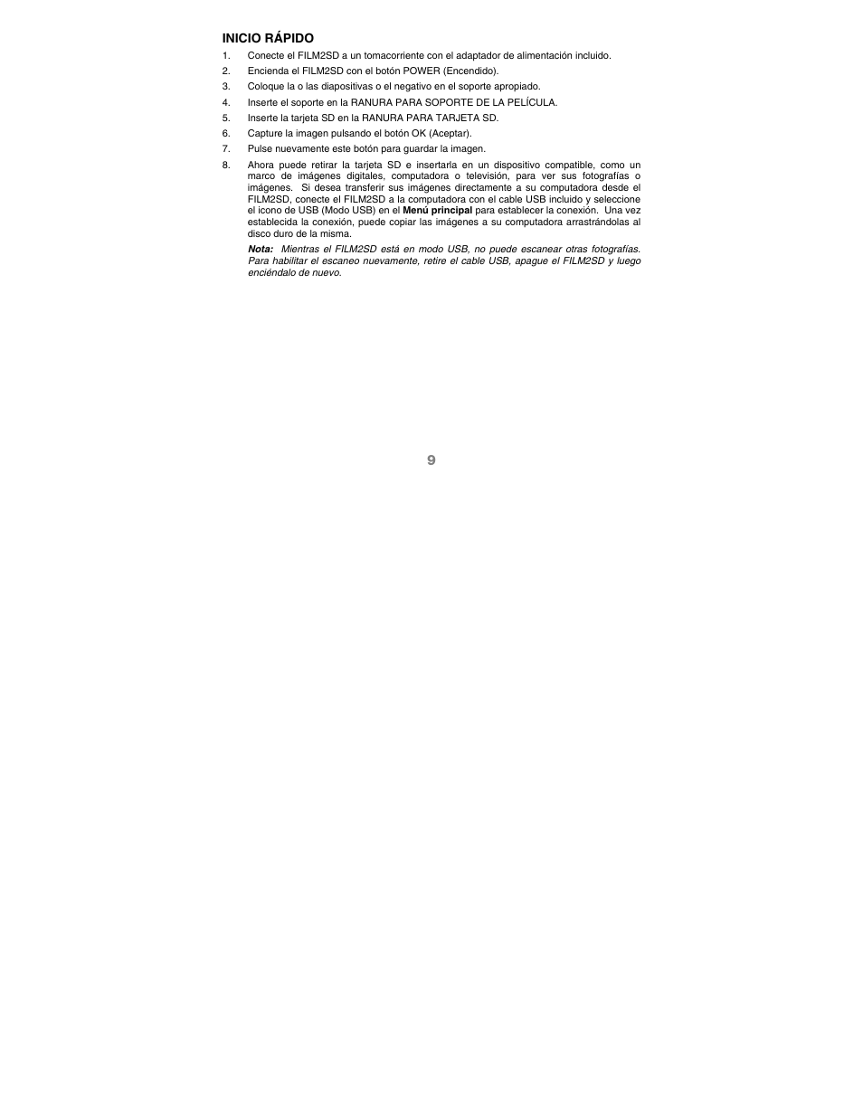 ION Audio Film 2 SD (Silver) User Manual | Page 11 / 40