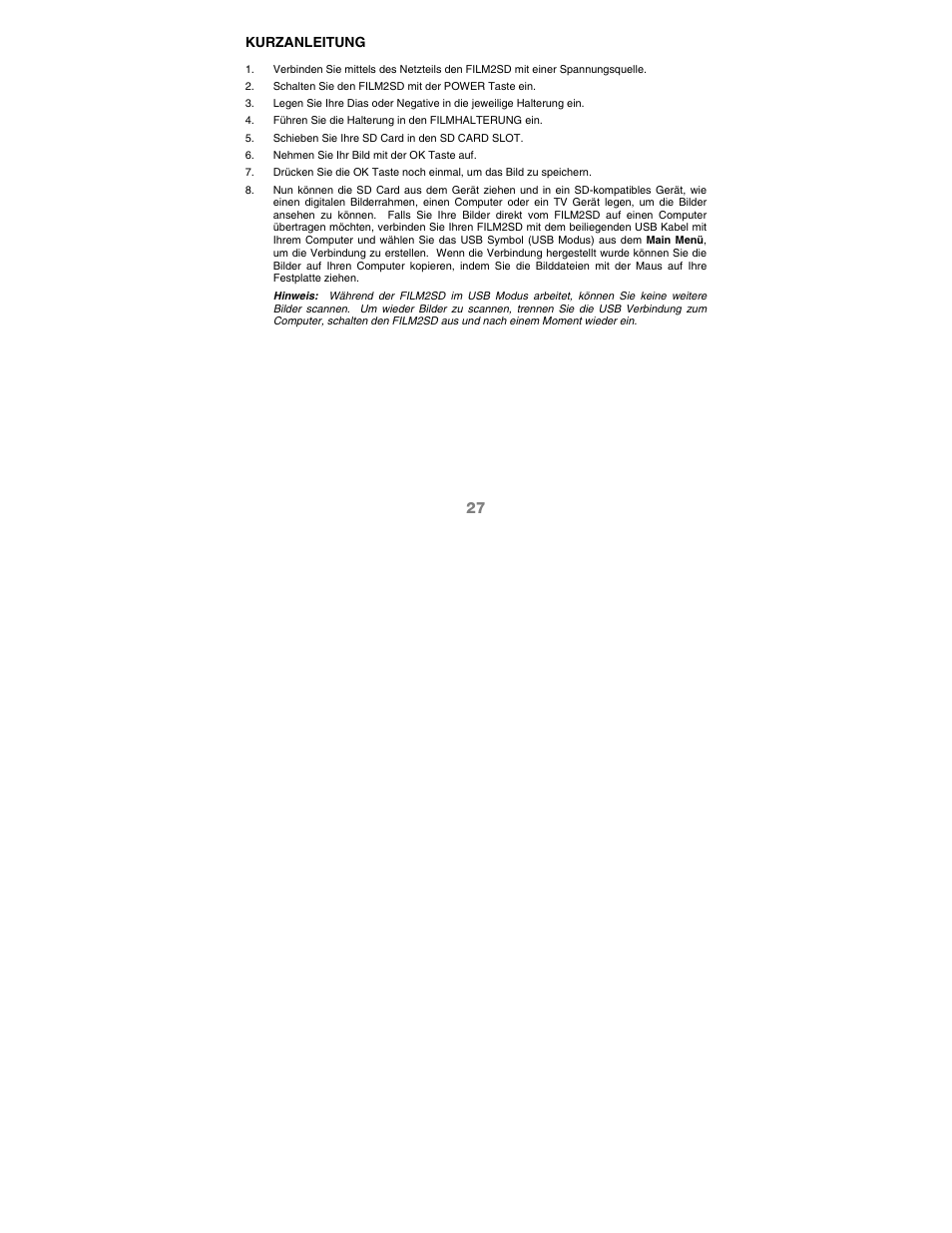 Kurzanleitung | ION Audio Film 2 SD (Silver) User Manual | Page 29 / 40