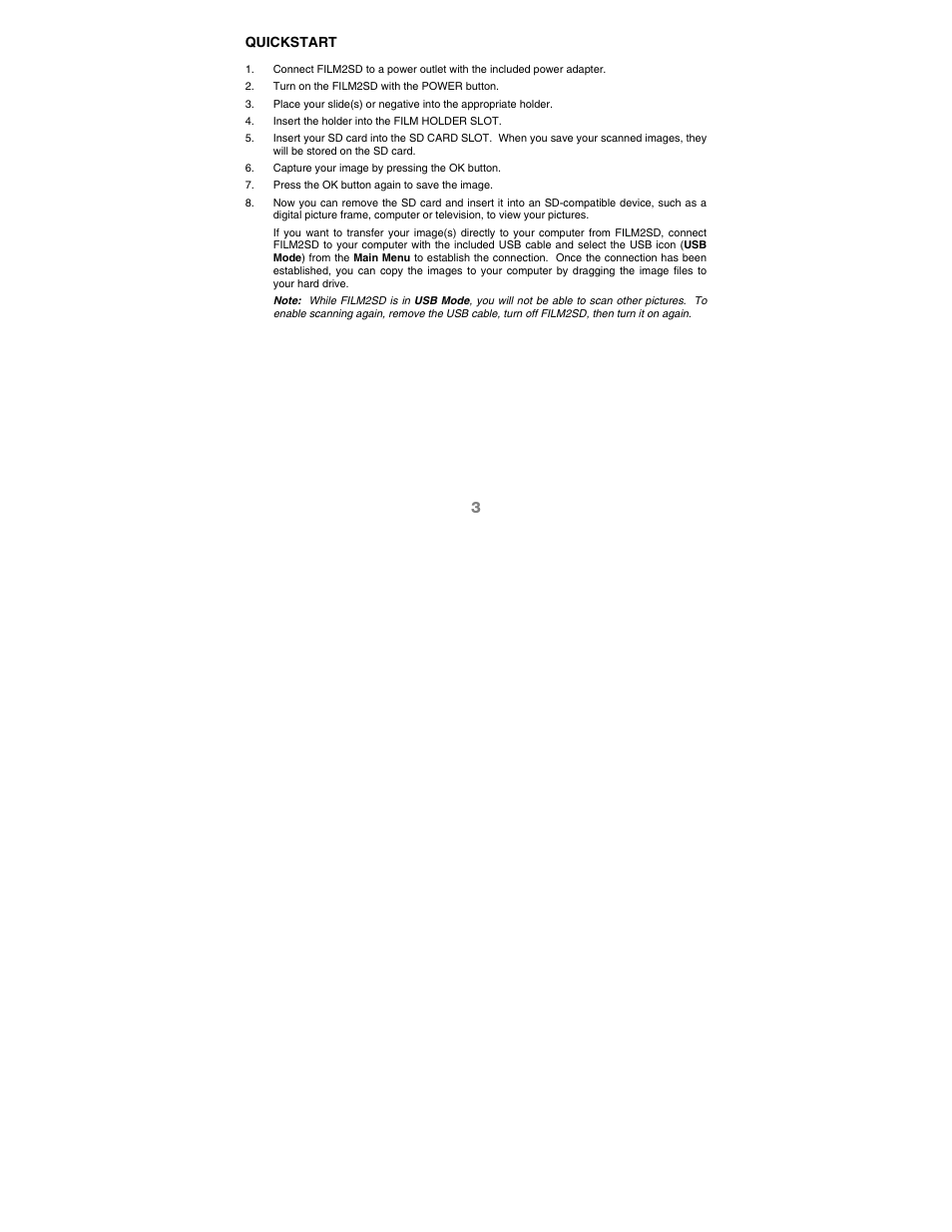 ION Audio Film 2 SD (Silver) User Manual | Page 5 / 40