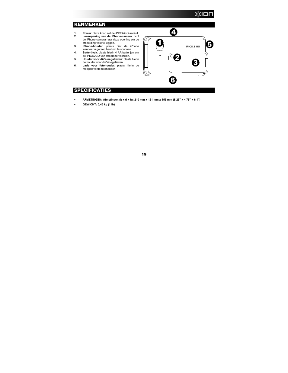 ION Audio iPics 2 Go User Manual | Page 19 / 20