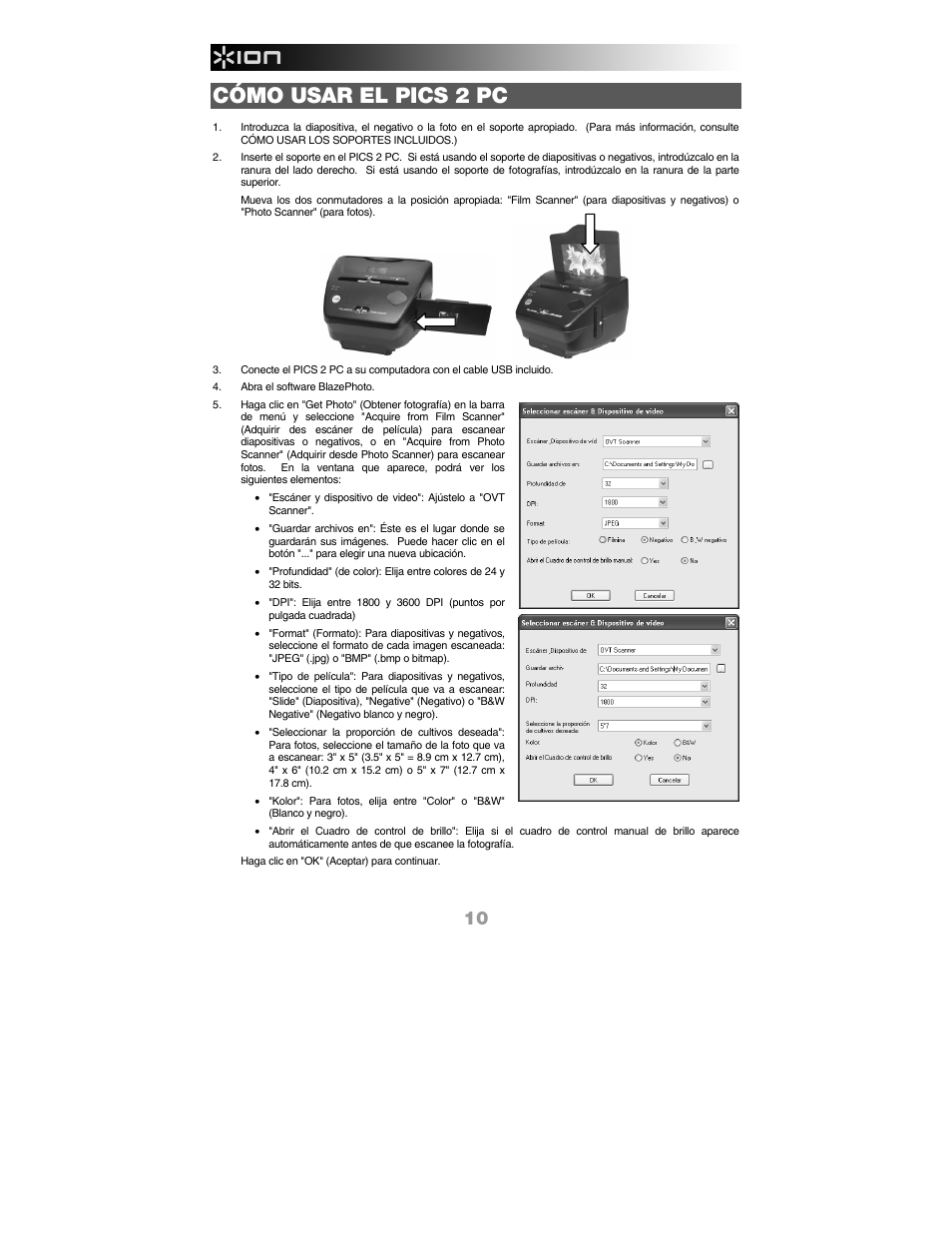 Cómo usar el pics 2 pc | ION Audio Pics 2 PC User Manual | Page 12 / 40