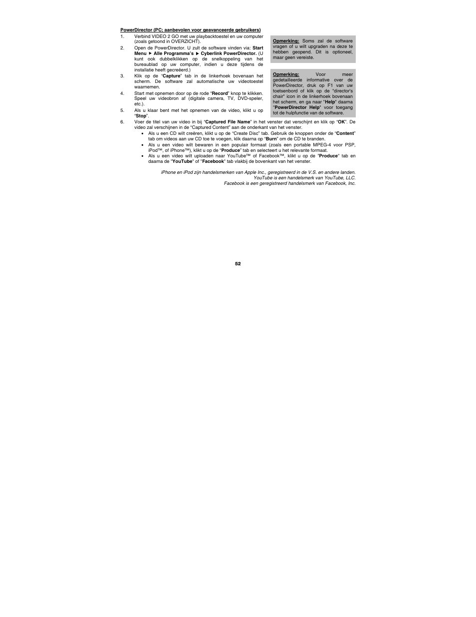 ION Audio Video 2 Go User Manual | Page 52 / 56