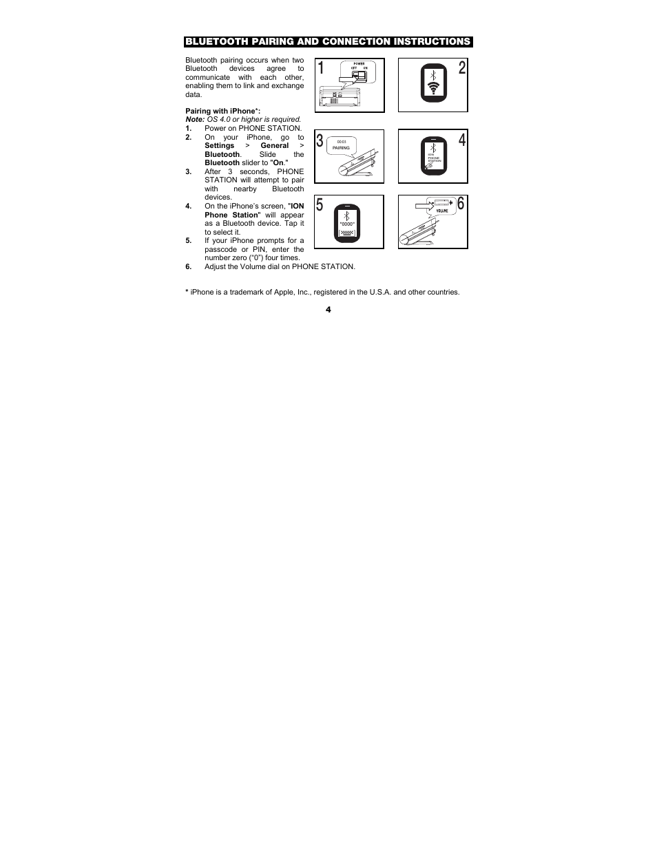 ION Audio Phone Station User Manual | Page 4 / 32