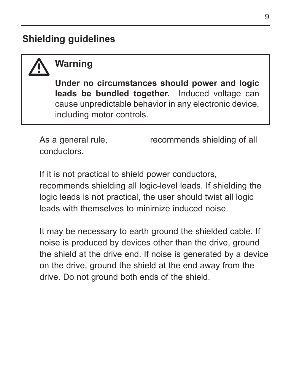 LEESON FHP Series NEMA 4x Variable Speed Drive User Manual | Page 18 / 67