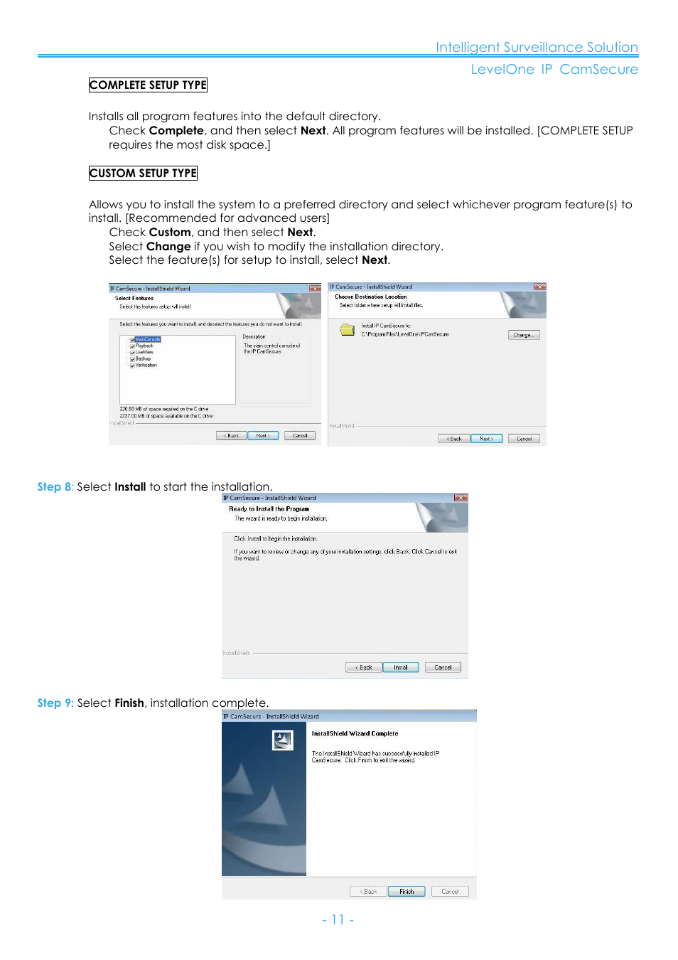 LevelOne FCS-8006 User Manual | Page 12 / 139