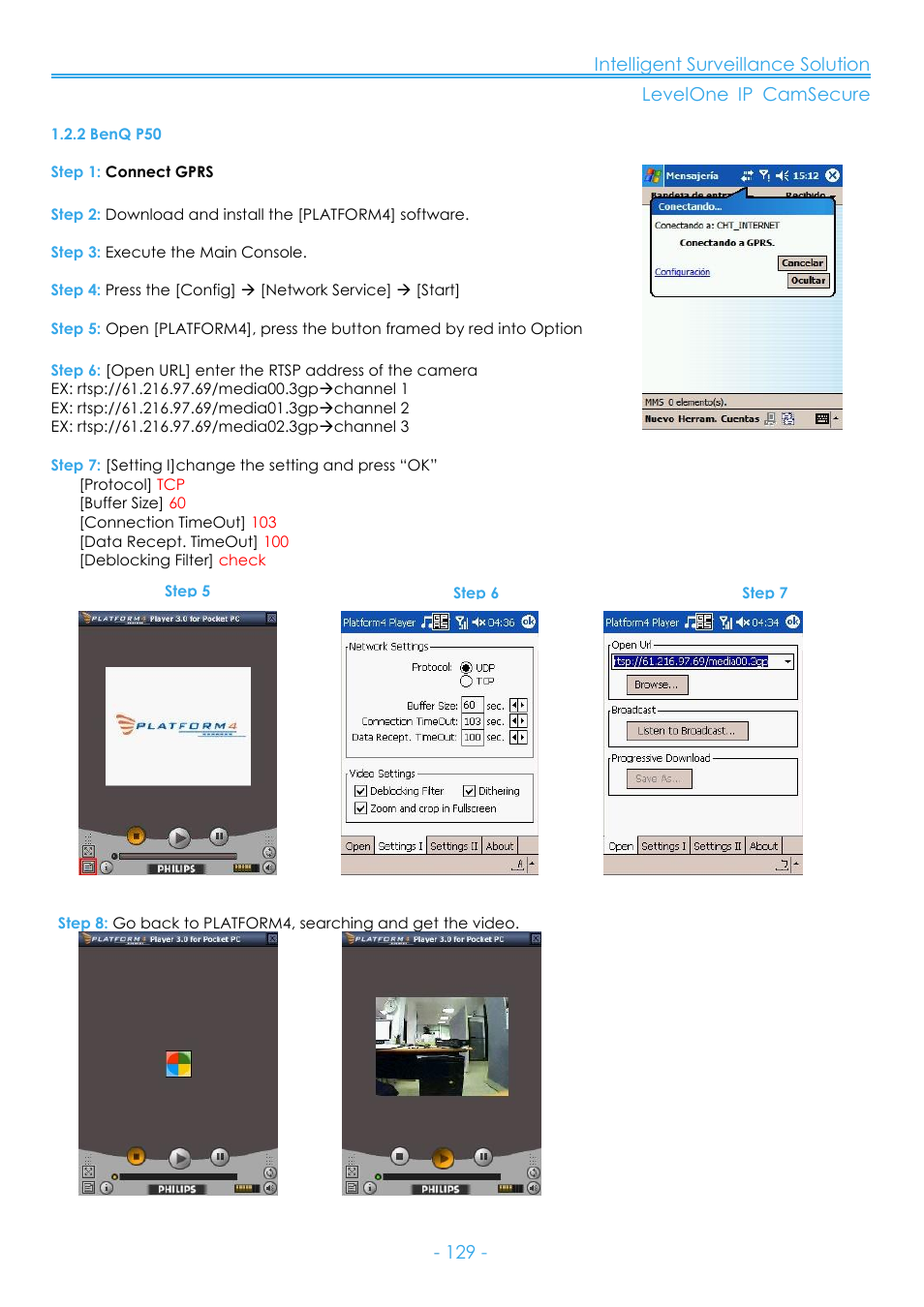 2 benq p50 | LevelOne FCS-8006 User Manual | Page 130 / 139