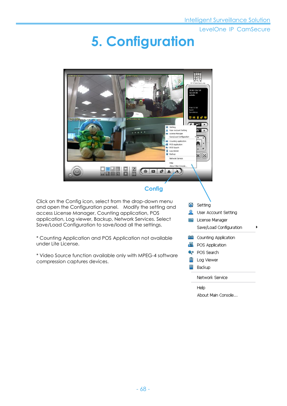 Configuration | LevelOne FCS-8006 User Manual | Page 69 / 139