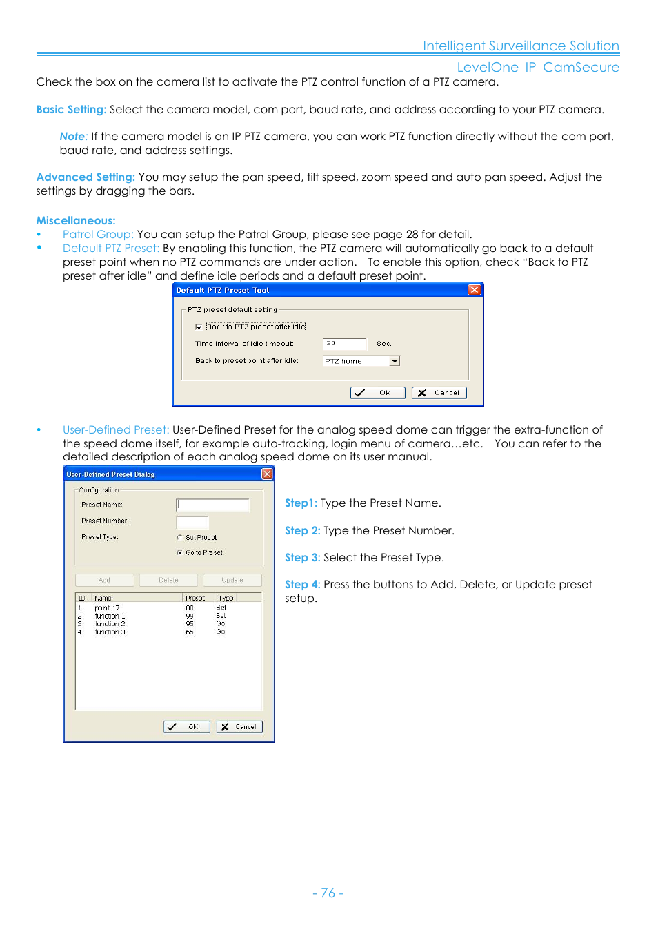 LevelOne FCS-8006 User Manual | Page 77 / 139