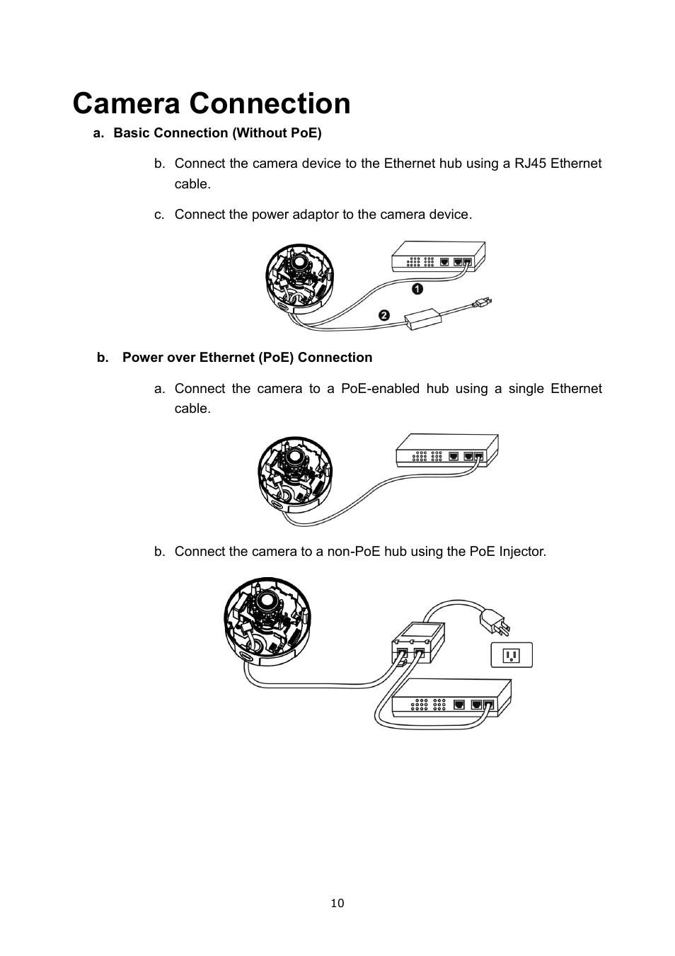 Camera connection | LevelOne FCS-3052 User Manual | Page 14 / 66