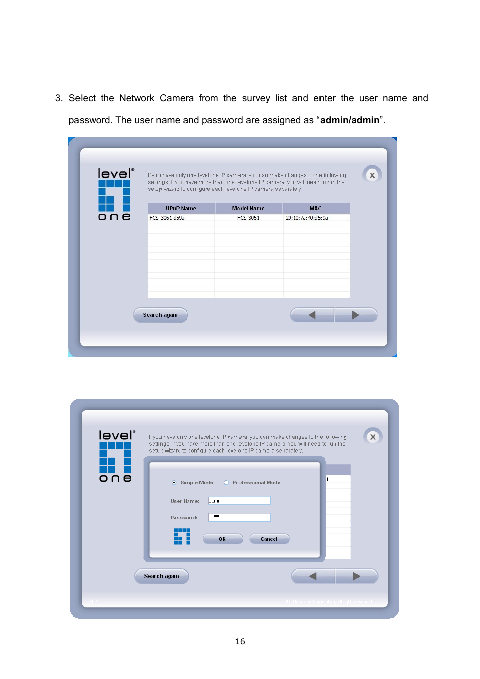 LevelOne FCS-3052 User Manual | Page 20 / 66